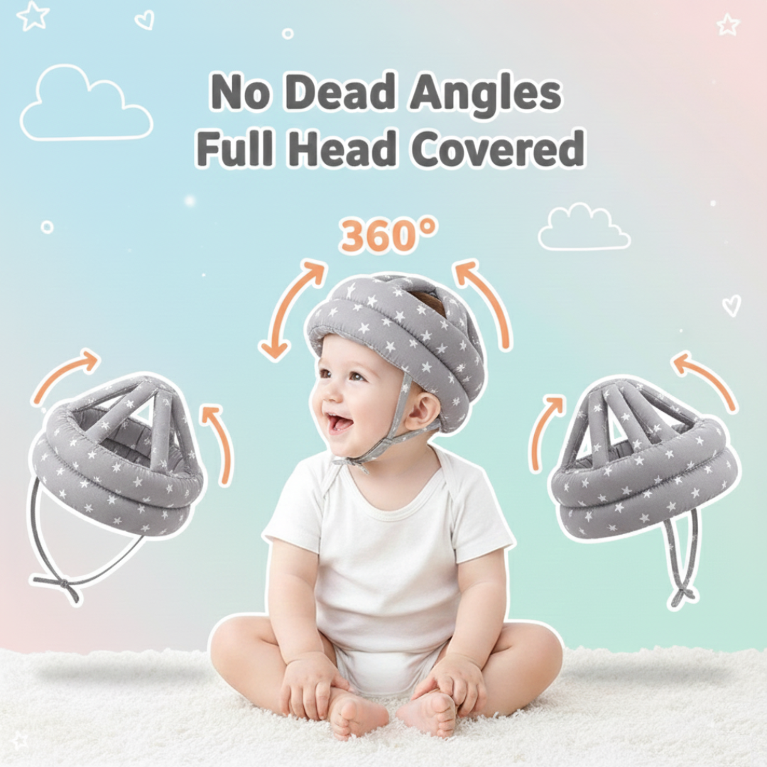 Baby Safety Helmet – Adjustable 360° Protection
