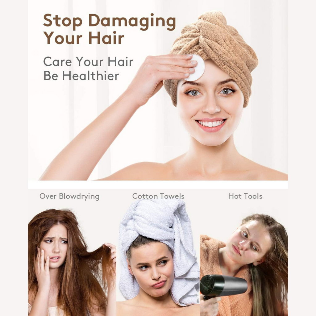 Microfiber Hair Drying Cap  For Women