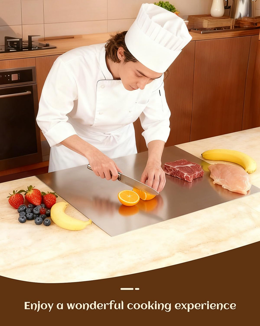 Stainless Steel Cutting Board for Kitchen