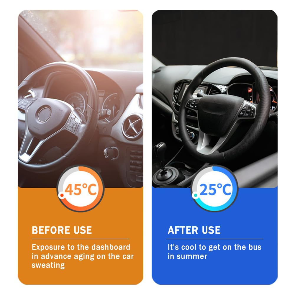 Car Windshield Sun Shade,Foldable Car Shade Umbrella for Blocking Sunlight