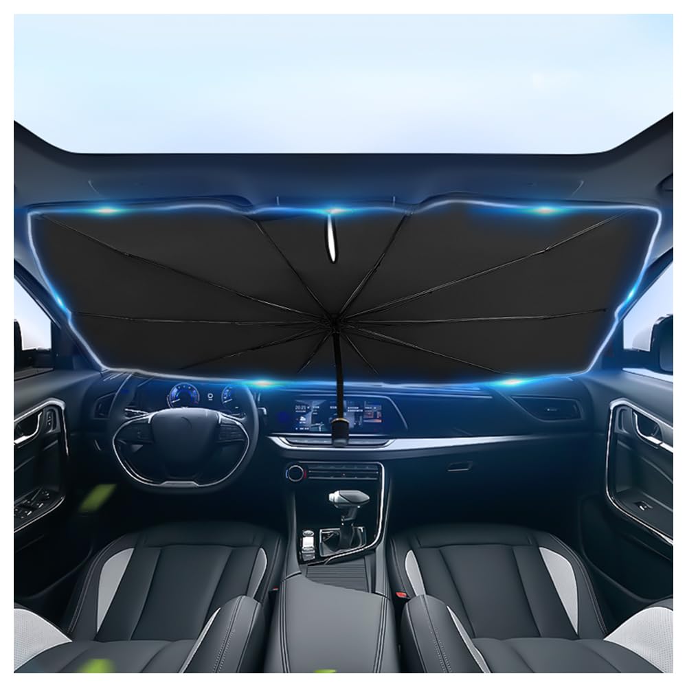 Car Windshield Sun Shade,Foldable Car Shade Umbrella for Blocking Sunlight