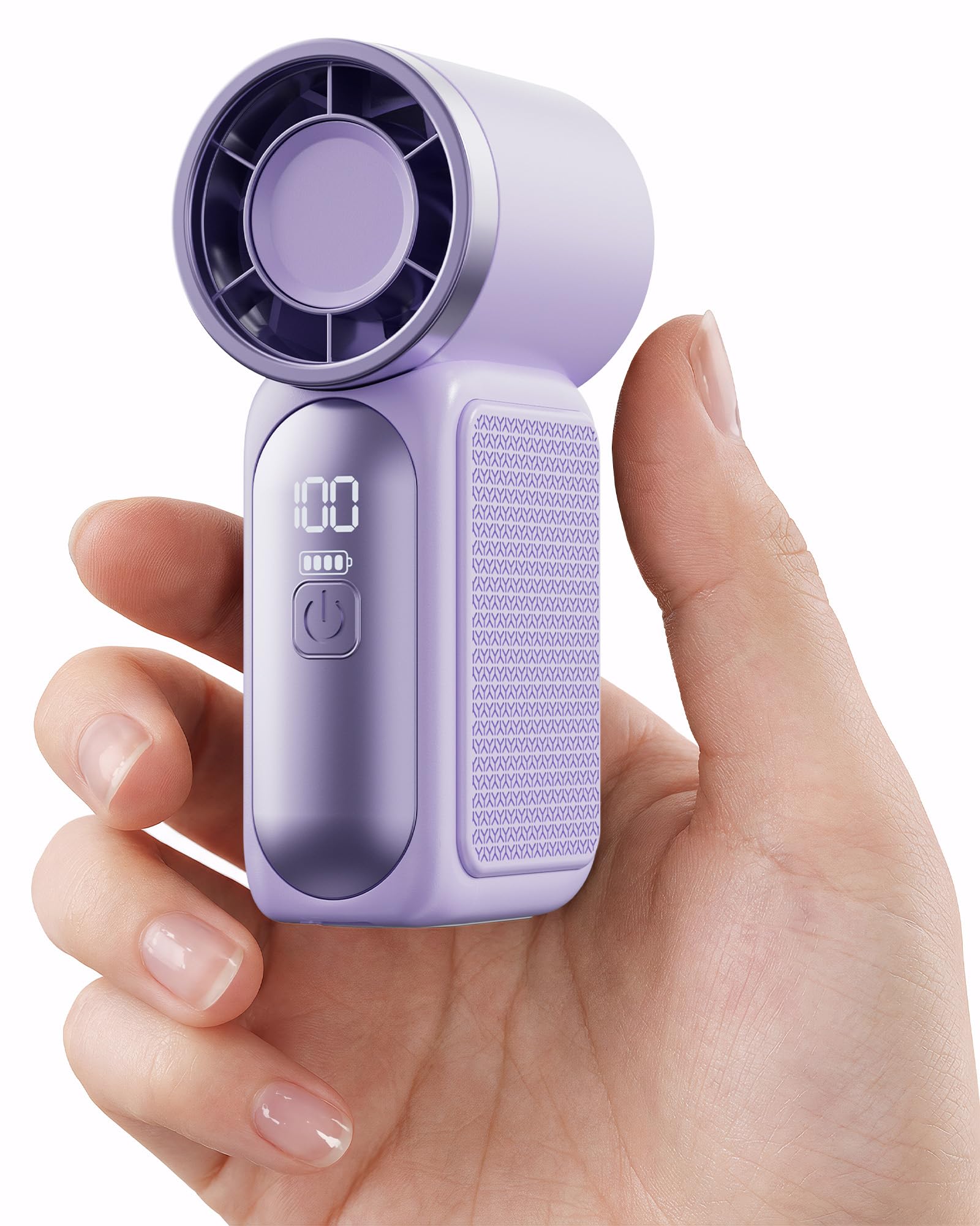 Portable Handheld Mini Fan, High Velocity Personal Fan with LED Display