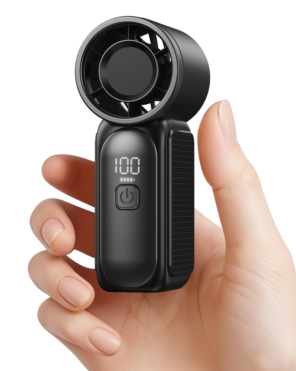 Portable Handheld Mini Fan, High Velocity Personal Fan with LED Display
