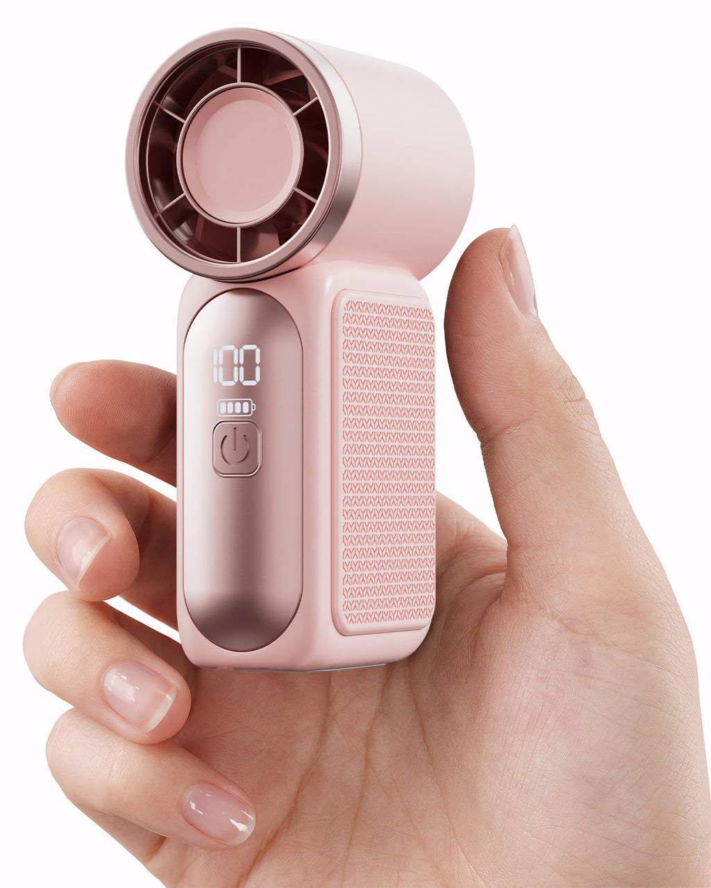 Portable Handheld Mini Fan, High Velocity Personal Fan with LED Display