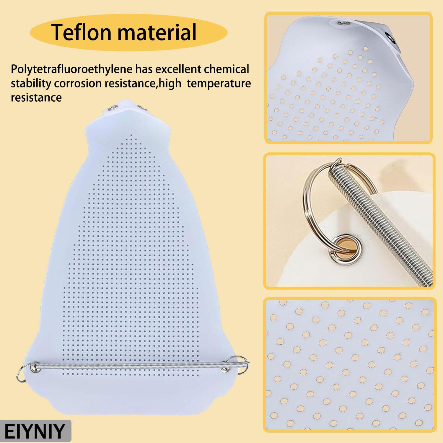 Universal Iron Soleplate Cover Protector - Heat Resistant Silicone