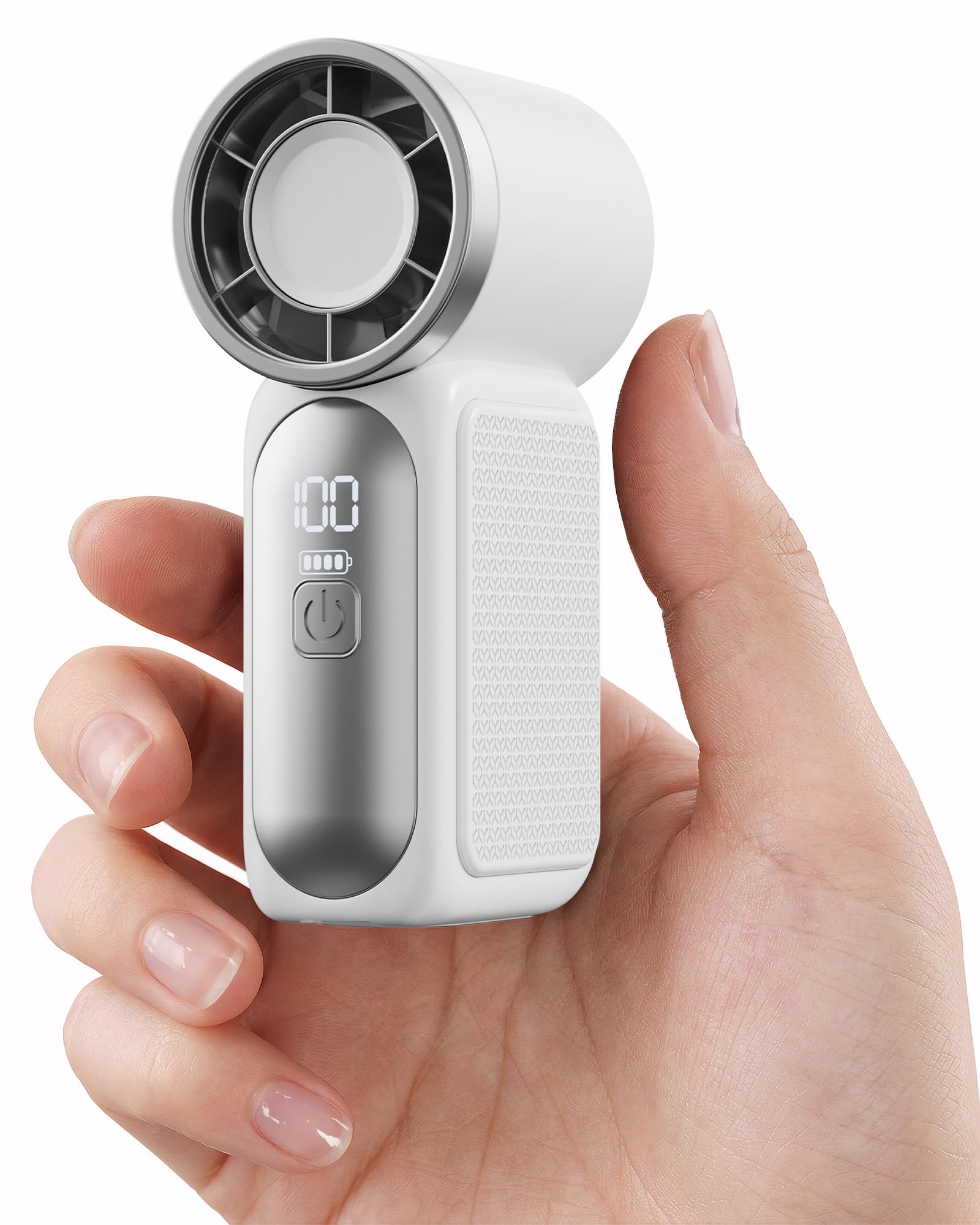Portable Handheld Mini Fan, High Velocity Personal Fan with LED Display