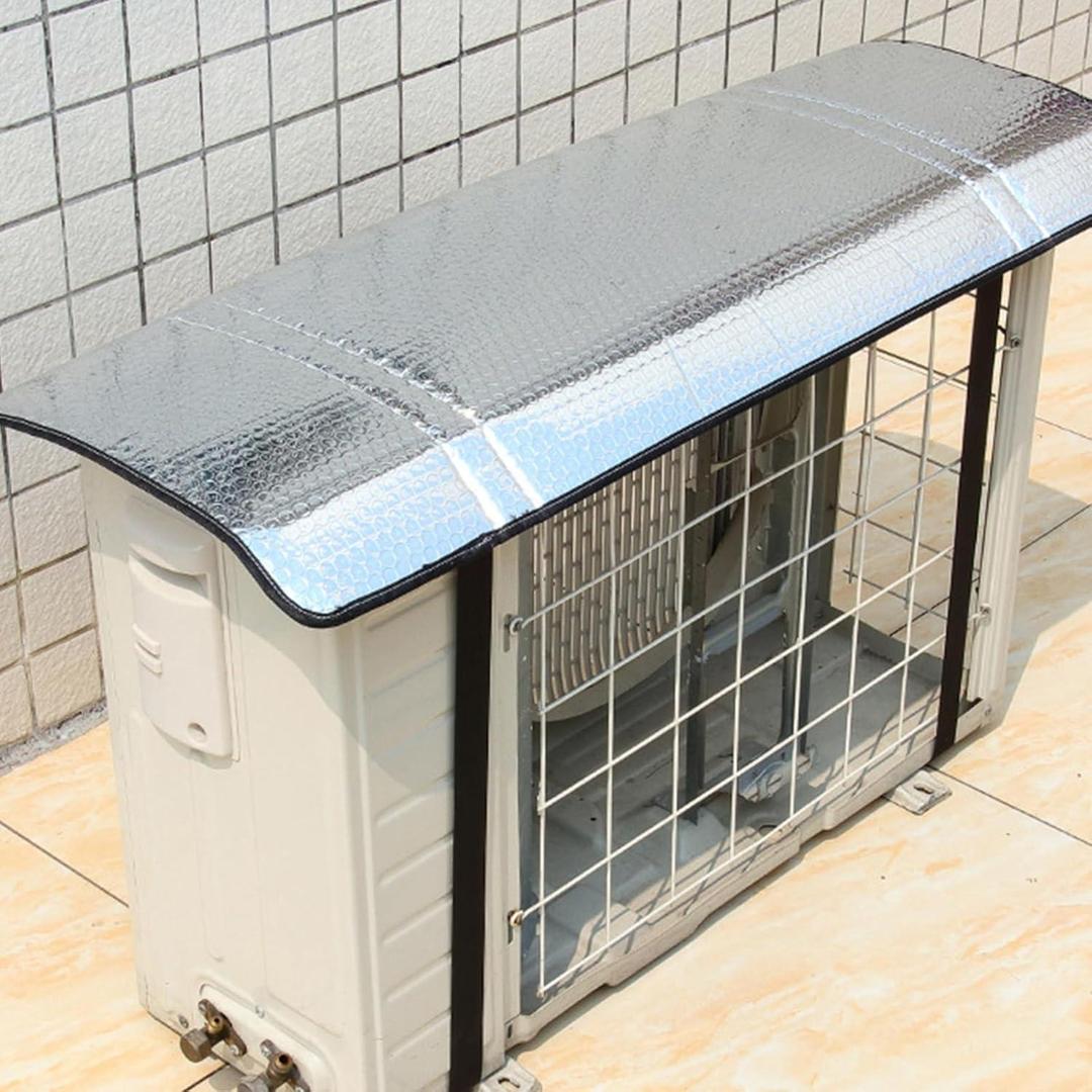 Silver AC Cover Waterproof Dustproof Windproof