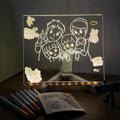 LED Glowing Drawing Board For Kids With Color Markers